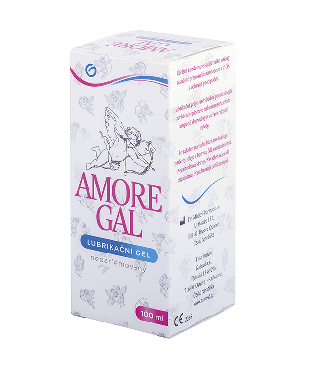 AmoreGal lubrikační gel neparfémovaný Galmed 100ml