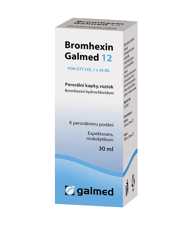 Bromhexin Galmed 12mg/ml por gtt sol 30 ml