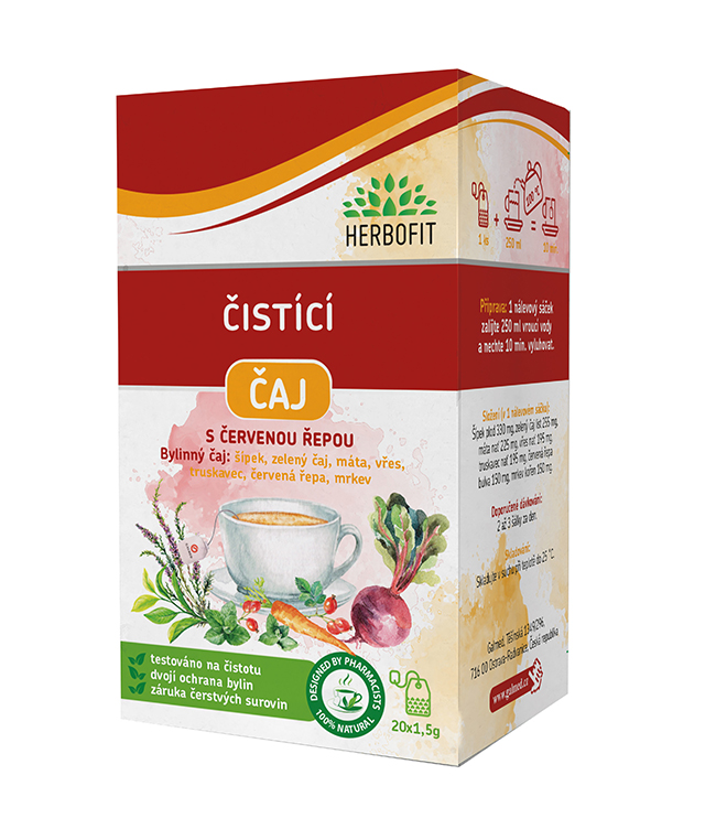 Herbofit bylinný čaj Čistící 20x1,5g