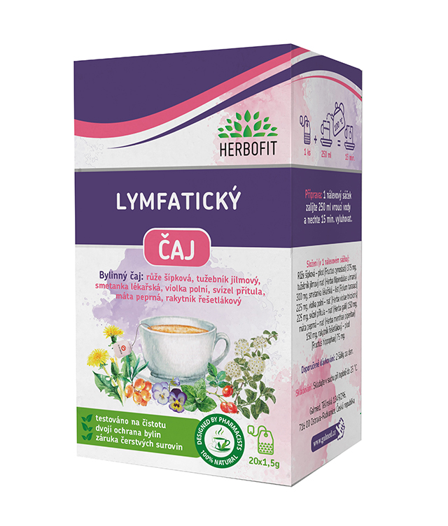 Herbofit bylinný čaj Lymfatický 20x1,5g