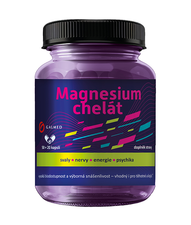 Magnesium chelát Galmed cps 50+20