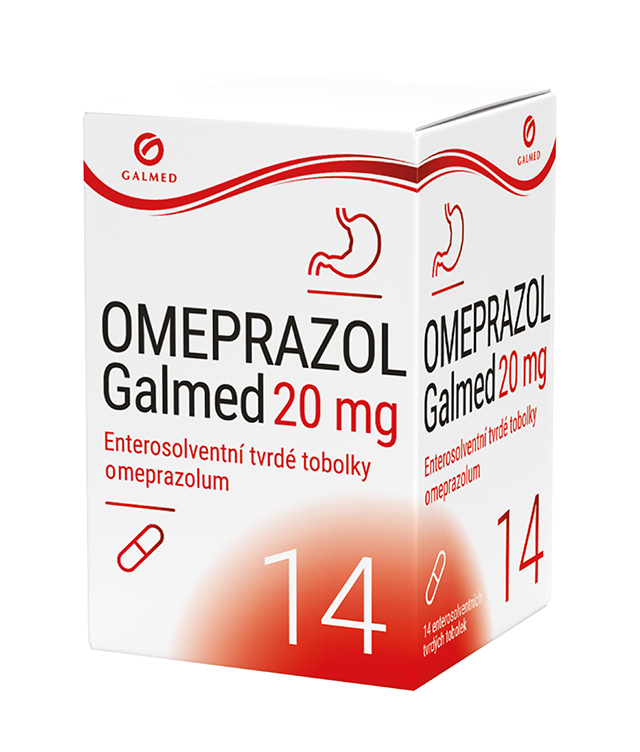 Omeprazol Galmed 20 mg tob etd 14