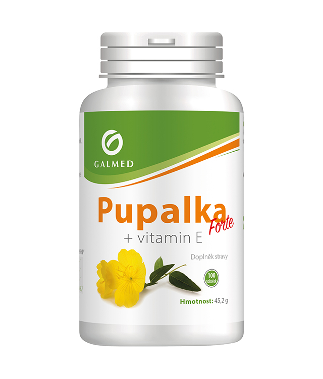 Pupalka forte + vitamín E Galmed  tob 100