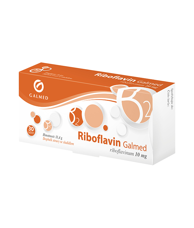 Riboflavin Galmed tbl 30x10mg