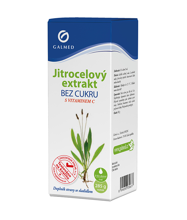 Jitrocelový extrakt Galmed s vit.C bez cukru 285g