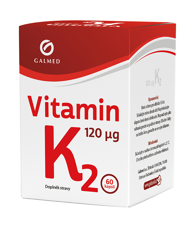 Vitamin K2 Galmed 120 µg cps 60