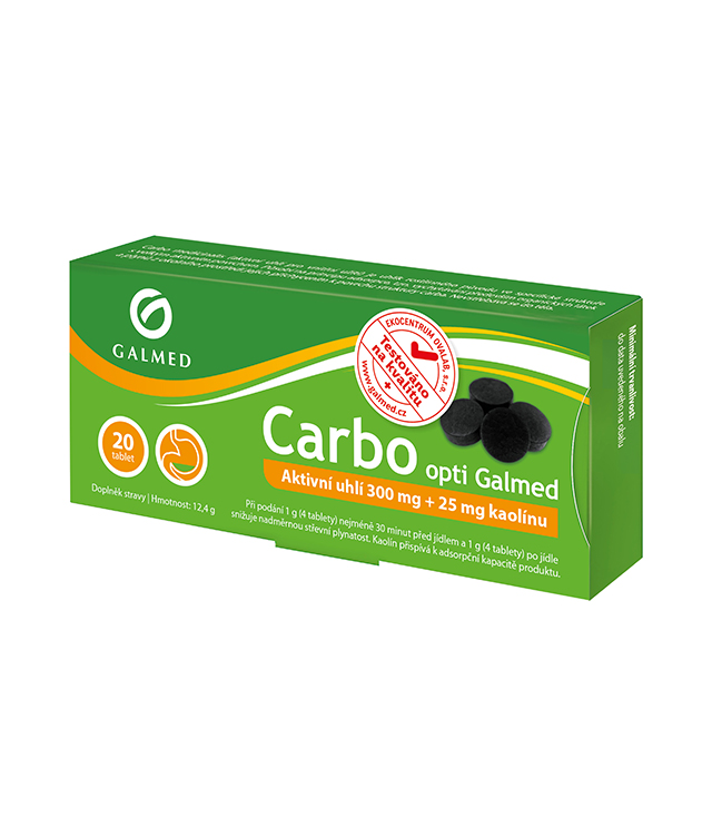 Carbo Opti Galmed tbl 20x300mg