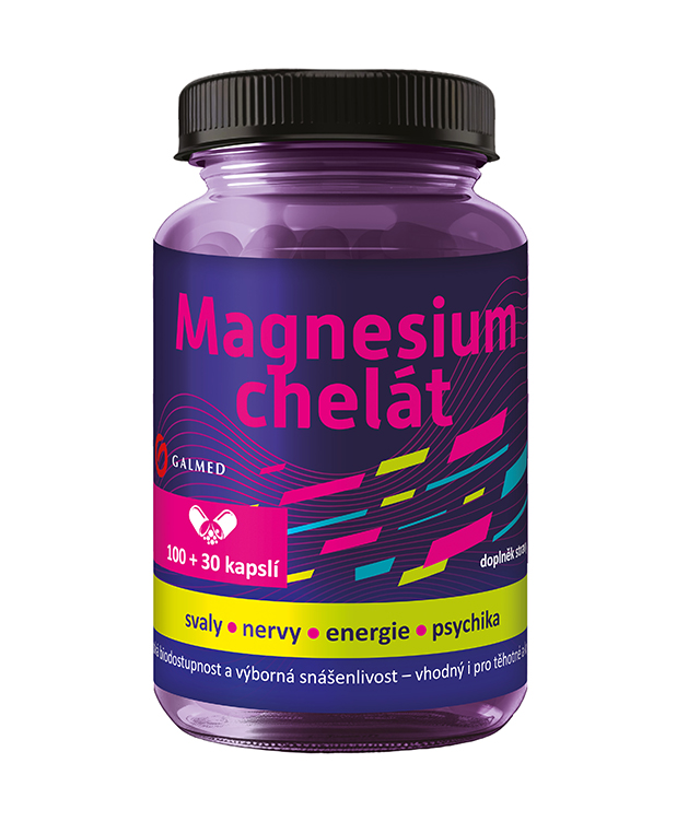Magnesium chelát Galmed cps 100+30