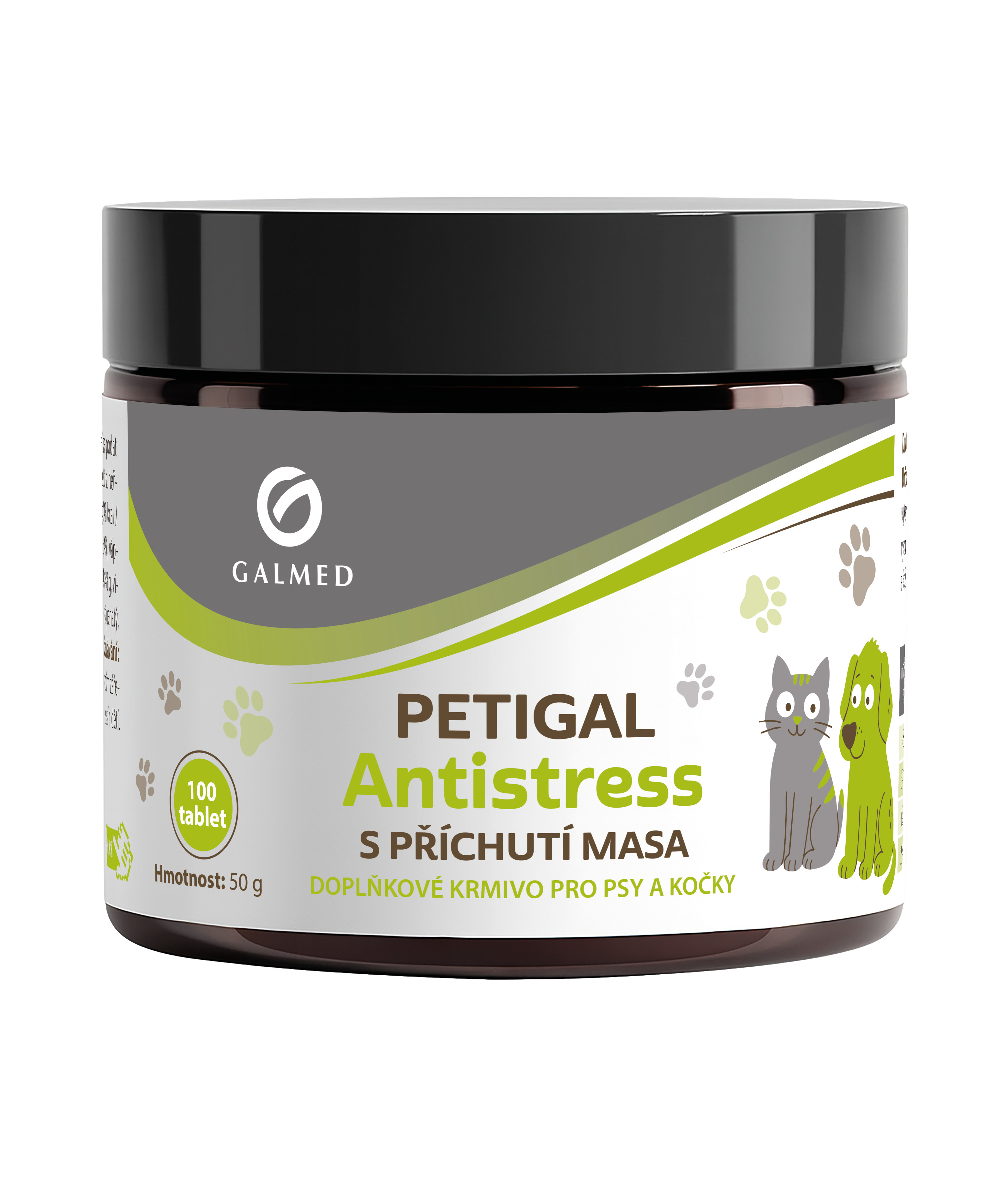 PETIGAL Antistress s příchutí masa tbl 100