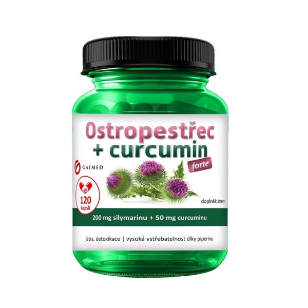 Ostropestřec+curcumin forte cps 120